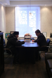 На приеме у юриста в г. Челябинске в рамках проекта «Права пожилых людей»